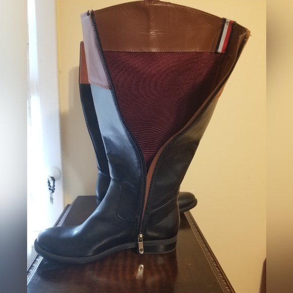 Tommy Hilfiger Riding Boot Wide Calf 7.5 - Picture 9 of 13